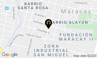 Mapa de Taller Santa Rosa, S.r.l..latoneria Industrial. en Maracay