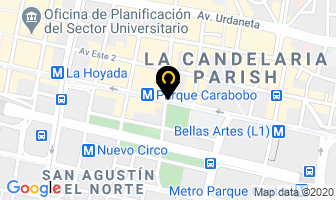Mapa de Tartaletas en Caracas