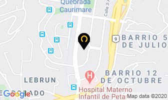 Mapa de Tecsa Industrial Ca en Caracas