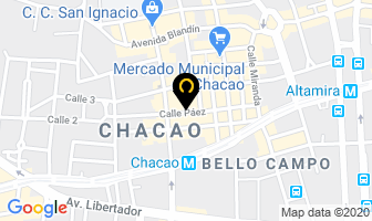 Mapa de Tele Paez Tv, Ca en Chacao