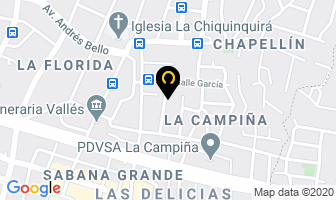 Mapa de Telecomunicaciones Inmatel en Caracas