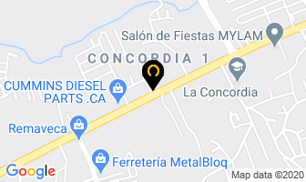 Mapa de Torneria Machine Shop en Barquisimeto