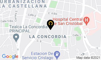 Mapa de Toyo Ruiz en San Cristóbal