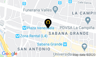 Mapa de Trajes Londoño en Caracas