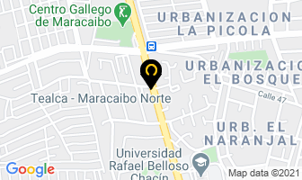 Mapa de Transporte Hermanos Lopez en Maracaibo