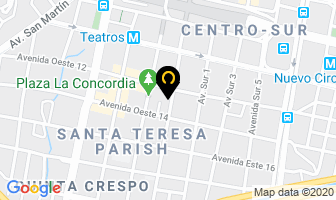 Mapa de Triple Diamante en Caracas