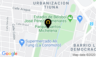 Mapa de Tutti Crema en Maracay