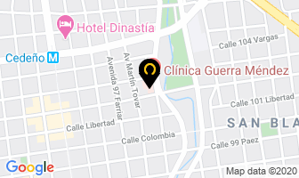 Mapa de Unidad Dermatologica Lesbia Michelangeli en Valencia