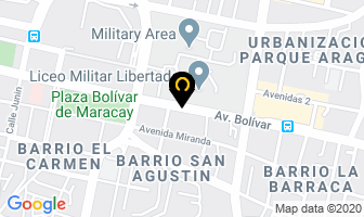 Mapa de Uniformes Marcary en Maracay