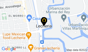 Mapa de Venezuela en Puerto La Cruz