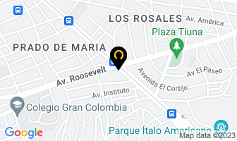 Mapa de Vexperience en Caracas