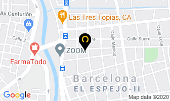 Mapa de Vidrios Automotriz, C.a. en Aragua de Barcelona