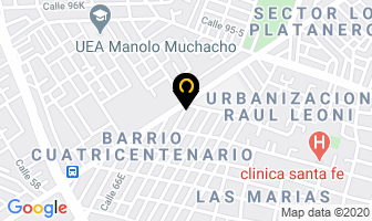 Mapa de Vidrios,aluminios Y Marqueteria En General en Maracaibo
