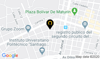 Mapa de Villa Electronics en Maturín