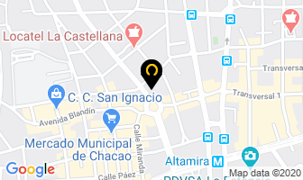 Mapa de Vision Travel en Caracas