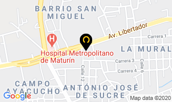Mapa de Vitrinas Jupiter, C.a / Jupiter Office, C.a. en Aragua de Maturín