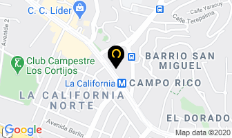 Mapa de Yogurfit en Caracas