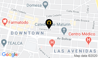 Mapa de Zanqueros Maturin en Maturín