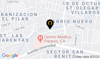 Mapa de Zuchrysler,c:a en Maracaibo
