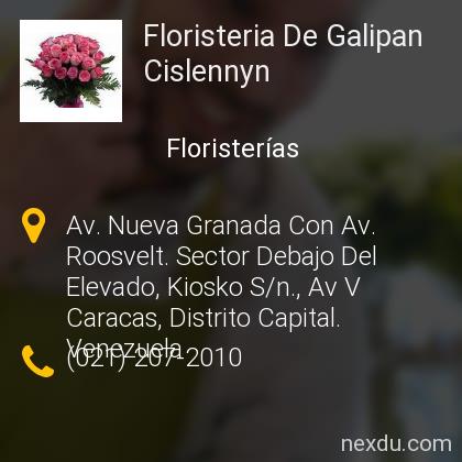 Floristeria De Galipan Cislennyn en San Bernardino, Caracas - Teléfonos y  Dirección